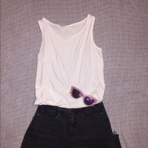 White tank top